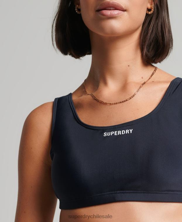 mujer Superdry Armada top de bikini reciclado esencial 2R68Z3220