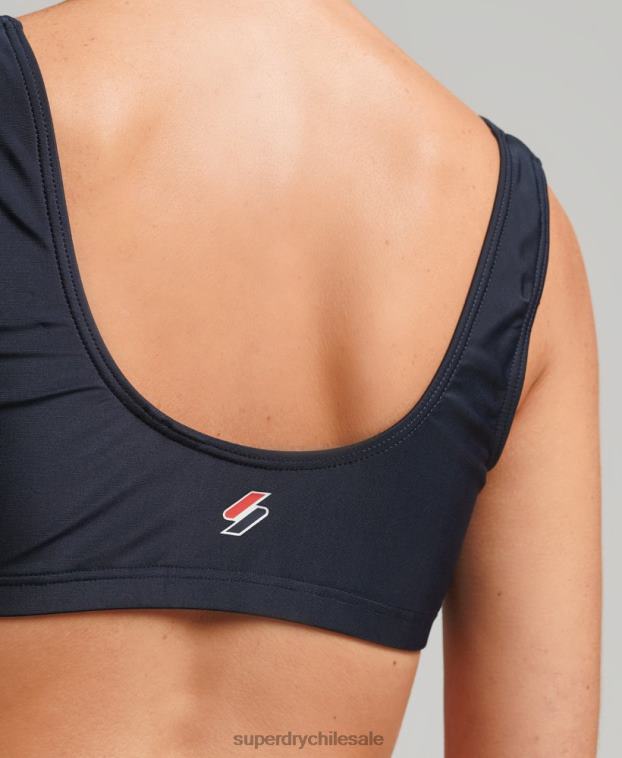 mujer Superdry Armada top de bikini reciclado esencial 2R68Z3220