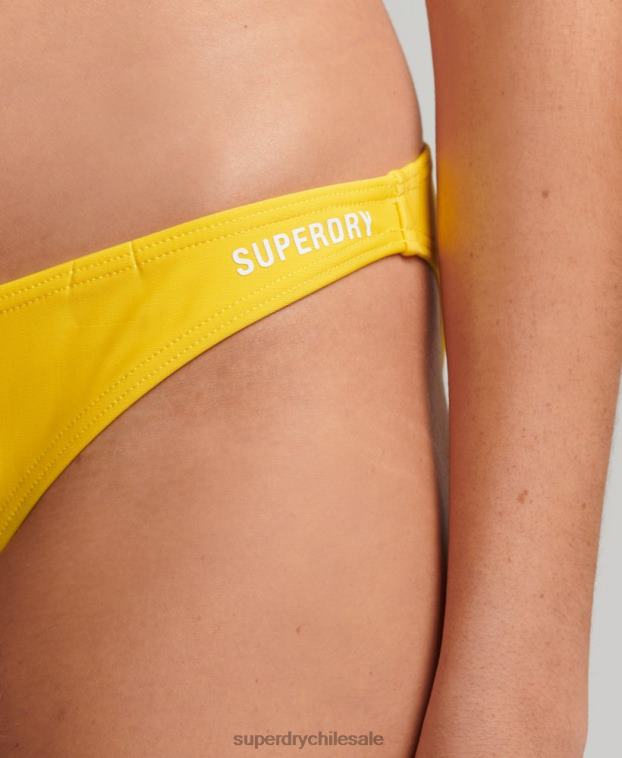 mujer Superdry amarillo braguitas de bikini esenciales 2R68Z3229