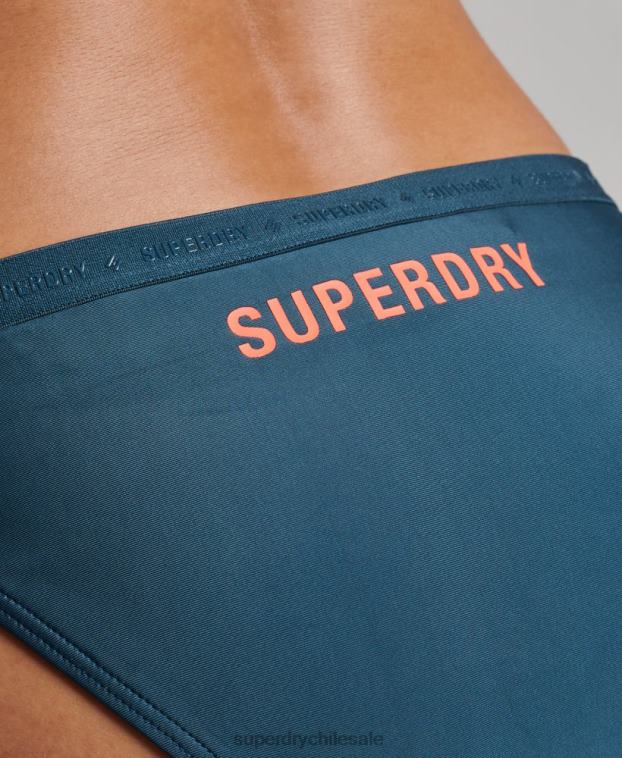 mujer Superdry azul braguita bikini micro elastica reciclada 2R68Z3195