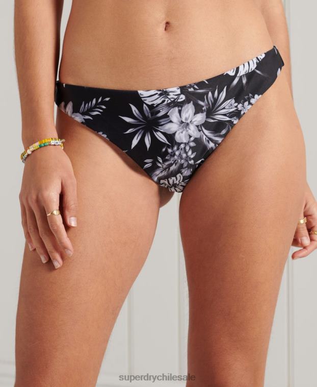mujer Superdry negro braguita de bikini de surf 2R68Z6638