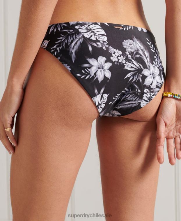 mujer Superdry negro braguita de bikini de surf 2R68Z6638