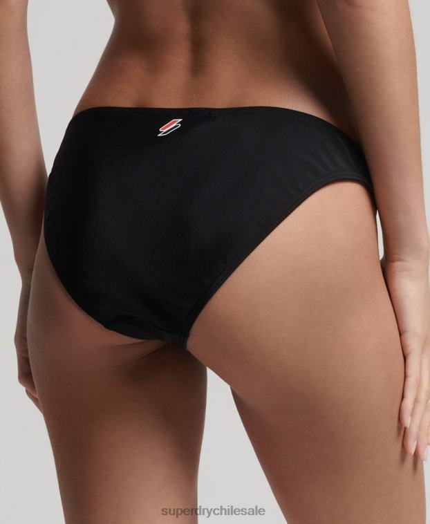 mujer Superdry negro braguitas de bikini esenciales 2R68Z3238