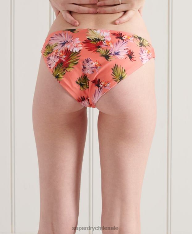 mujer Superdry rosa braguita de bikini de surf 2R68Z6635