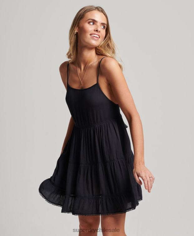 mujer Superdry Armada mini vestido camisero de playa 2R68Z2404