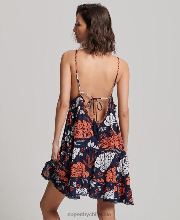 mujer Superdry Armada mini vestido camisero de playa 2R68Z2417