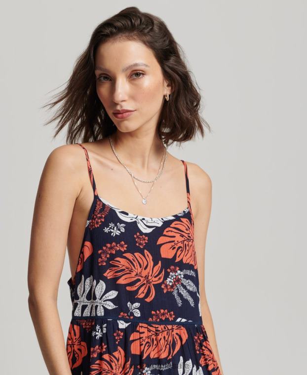 mujer Superdry Armada mini vestido camisero de playa 2R68Z2417