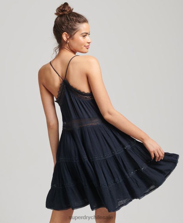 mujer Superdry Armada vestido camisero alana 2R68Z2489