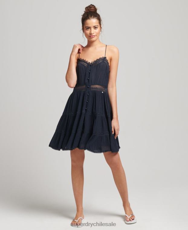 mujer Superdry Armada vestido camisero alana 2R68Z2489