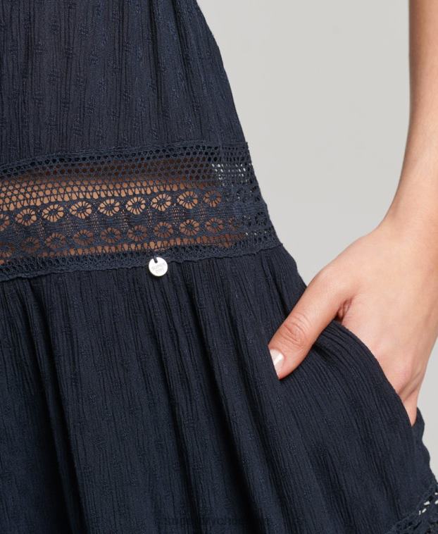 mujer Superdry Armada vestido camisero alana 2R68Z2489