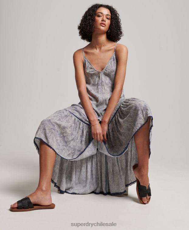 mujer Superdry Armada vestido camisero largo 2R68Z2389