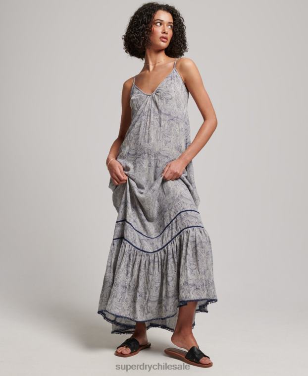 mujer Superdry Armada vestido camisero largo 2R68Z2389