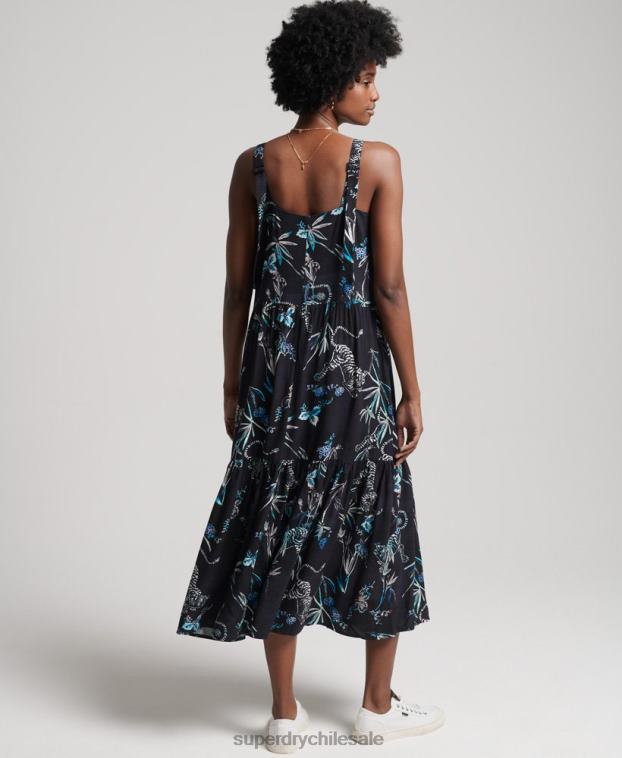 mujer Superdry Armada vestido largo tejido Studios 2R68Z2528