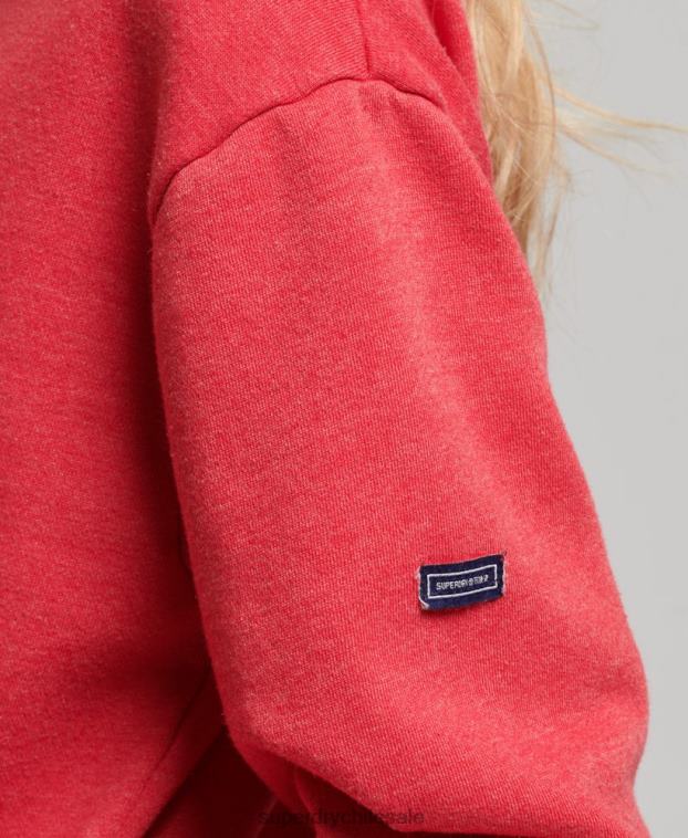mujer Superdry rojo vestido clásico cooper 2R68Z2553
