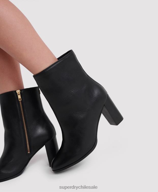 mujer Superdry negro las elegantes botas altas edit 2R68Z4428