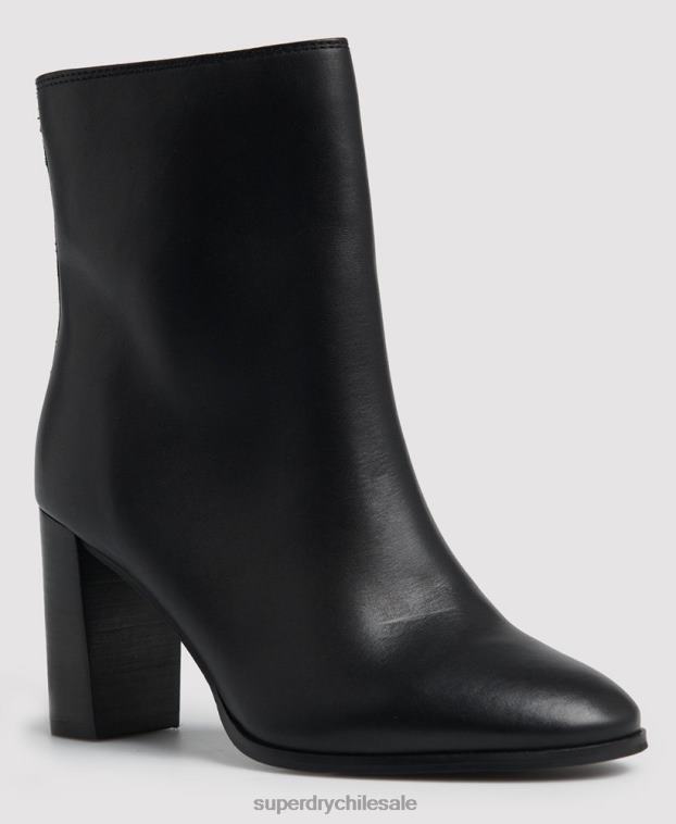 mujer Superdry negro las elegantes botas altas edit 2R68Z4428
