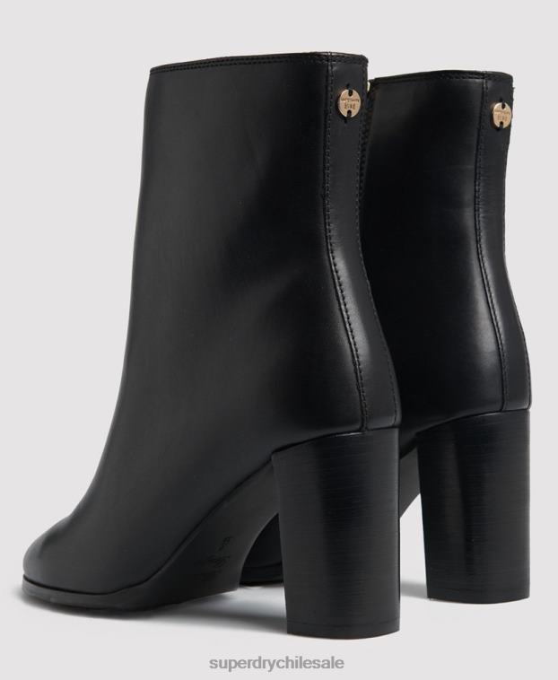 mujer Superdry negro las elegantes botas altas edit 2R68Z4428