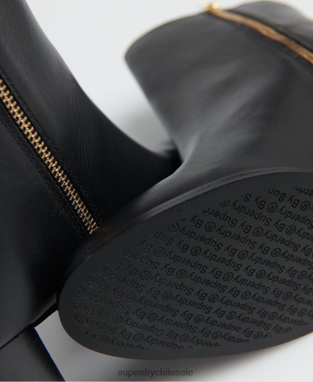 mujer Superdry negro las elegantes botas altas edit 2R68Z4428