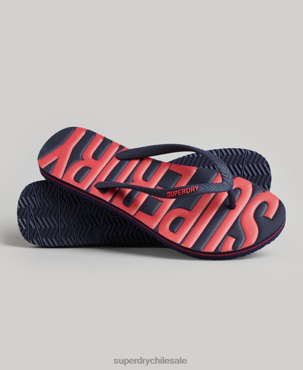 mujer Superdry Armada chanclas veganas vintage 2R68Z4389