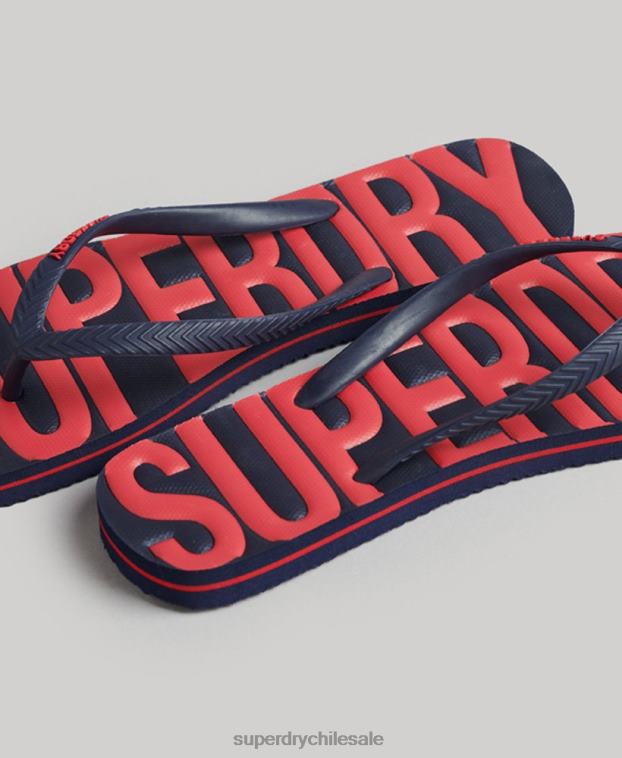 mujer Superdry Armada chanclas veganas vintage 2R68Z4389