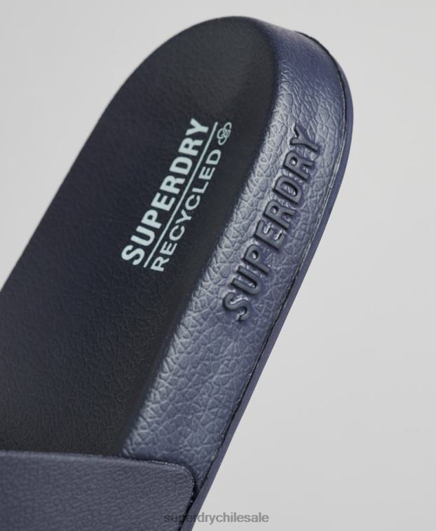 mujer Superdry Armada chanclas de piscina con logo de código 2R68Z4392