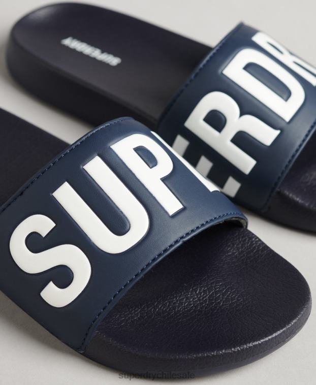 mujer Superdry Armada deslizadores de piscina central 2R68Z4370