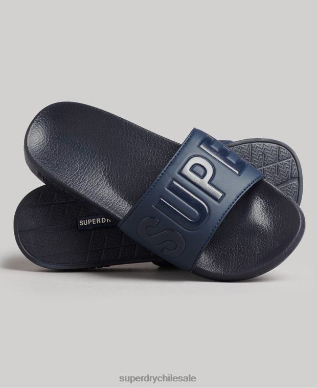 mujer Superdry Armada deslizadores de piscina central 2R68Z4381