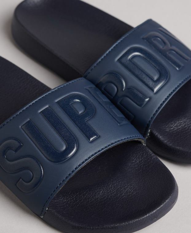 mujer Superdry Armada deslizadores de piscina central 2R68Z4381