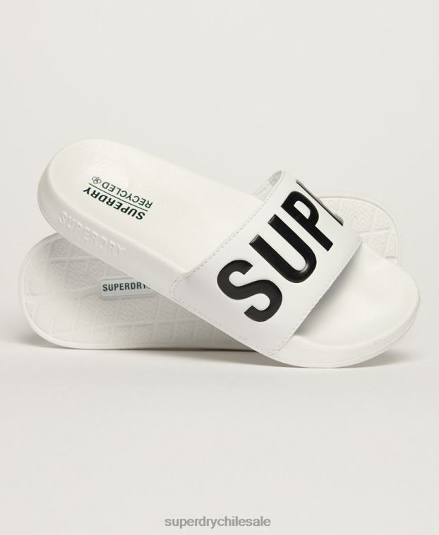 mujer Superdry blanco Deslizadores de grupo de núcleo de código 2R68Z4346