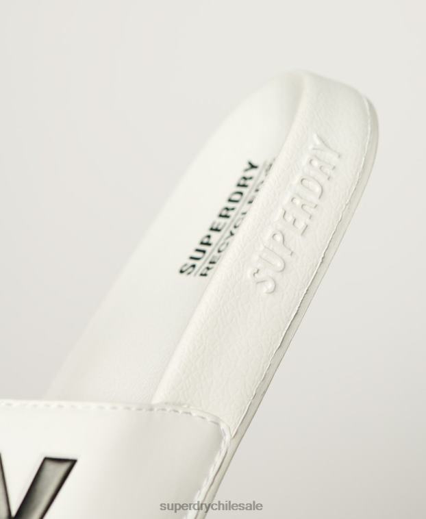 mujer Superdry blanco Deslizadores de grupo de núcleo de código 2R68Z4346