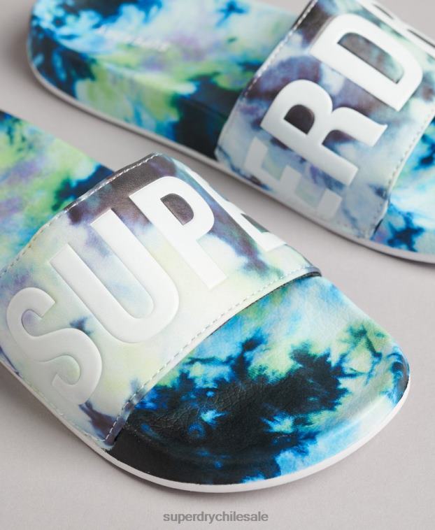 mujer Superdry multi chanclas con efecto tie dye 2R68Z4417