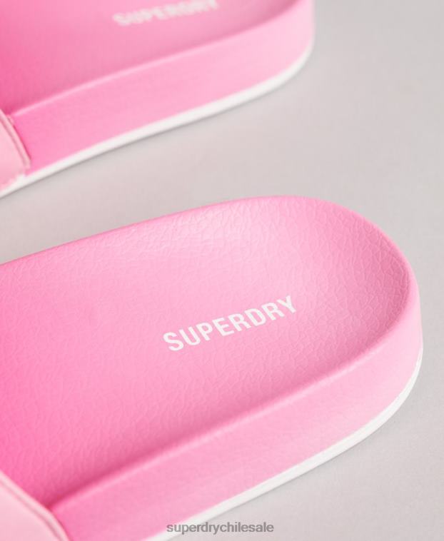 mujer Superdry rosa deslizadores de tinte de inmersión de código 2R68Z4414