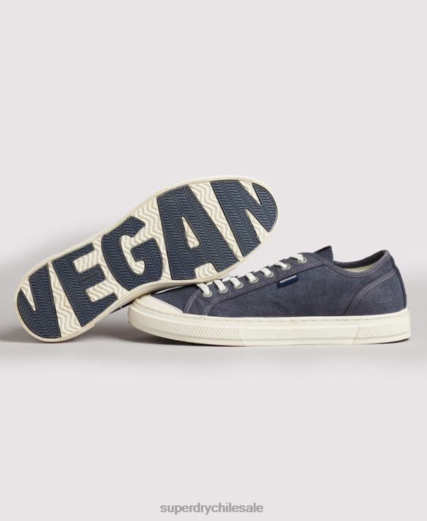 mujer Superdry Armada tenis bajos veganos vintage con vulc sintético 2R68Z4420