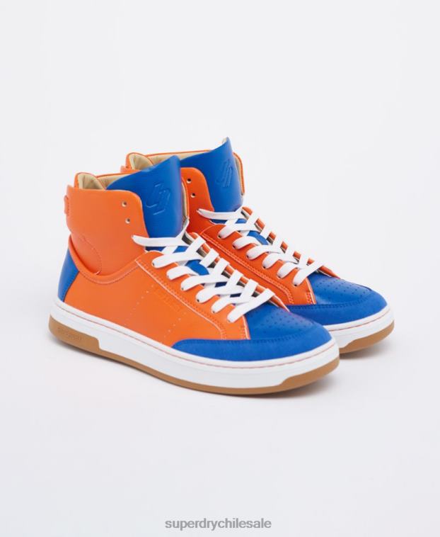 mujer Superdry azul zapatillas altas vegan basket sport 2R68Z4405