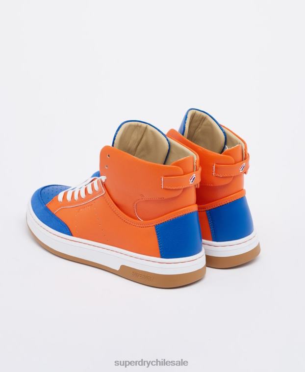 mujer Superdry azul zapatillas altas vegan basket sport 2R68Z4405