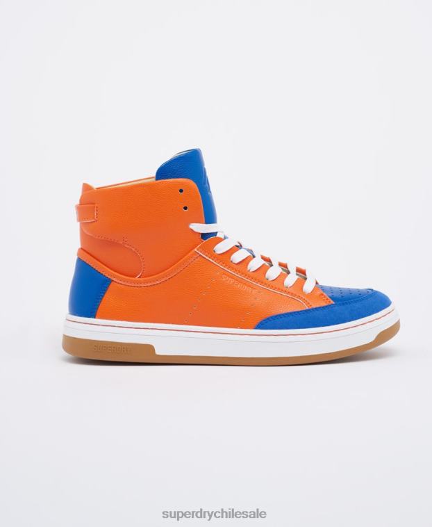 mujer Superdry azul zapatillas altas vegan basket sport 2R68Z4405
