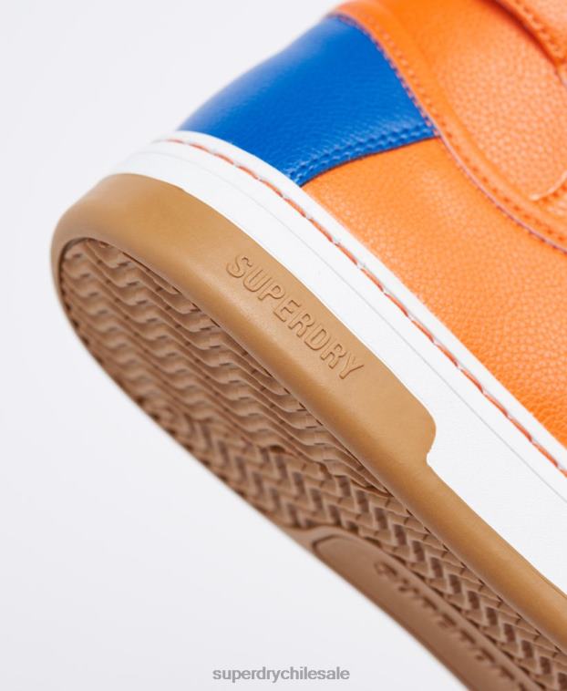 mujer Superdry azul zapatillas altas vegan basket sport 2R68Z4405