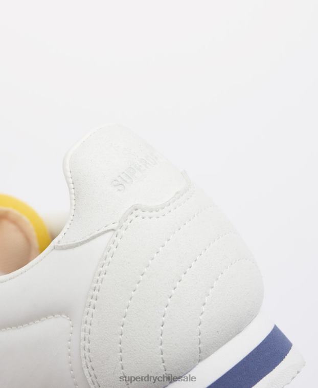 mujer Superdry azul zapatos de corredor de pista retro veganos 2R68Z4418