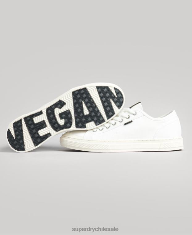 mujer Superdry crema tenis bajos veganos vintage con vulc sintético 2R68Z4364