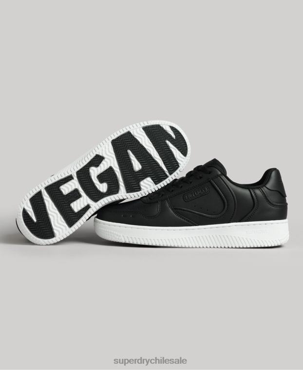 mujer Superdry negro zapatillas deportivas veganas gruesas 2R68Z4362