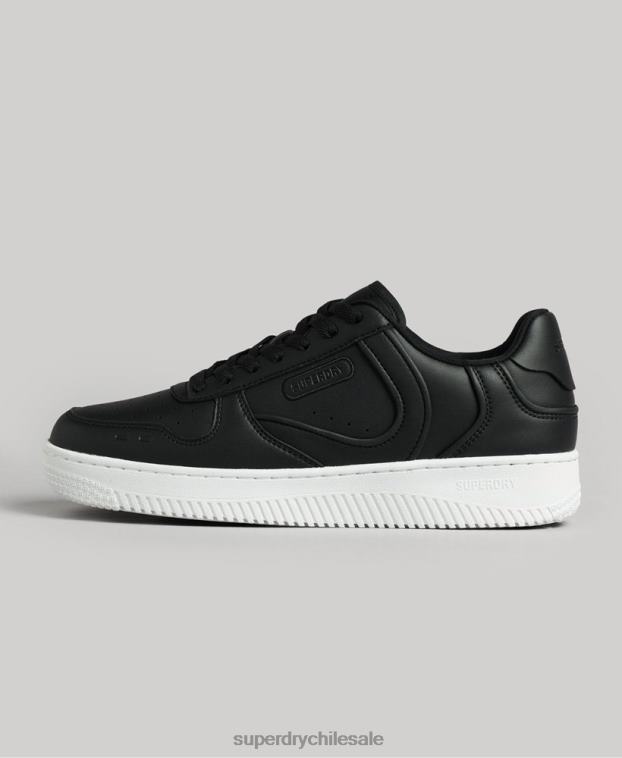 mujer Superdry negro zapatillas deportivas veganas gruesas 2R68Z4362