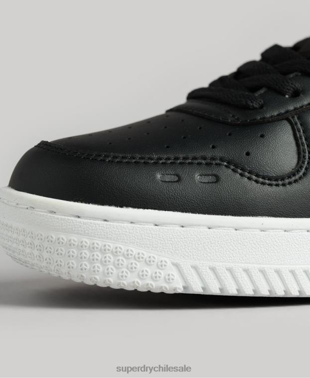 mujer Superdry negro zapatillas deportivas veganas gruesas 2R68Z4362