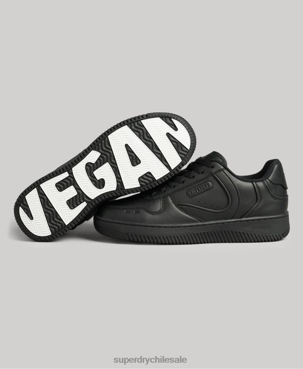mujer Superdry negro zapatillas deportivas veganas gruesas 2R68Z4425
