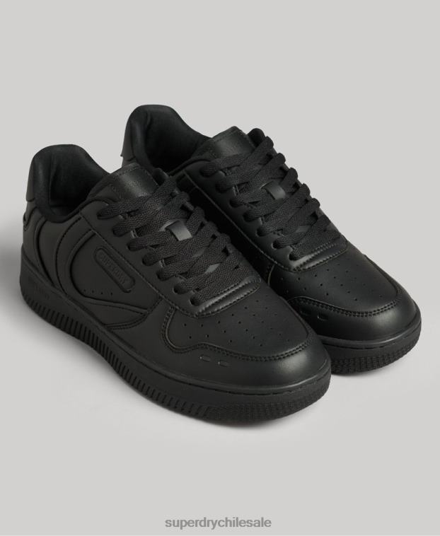 mujer Superdry negro zapatillas deportivas veganas gruesas 2R68Z4425