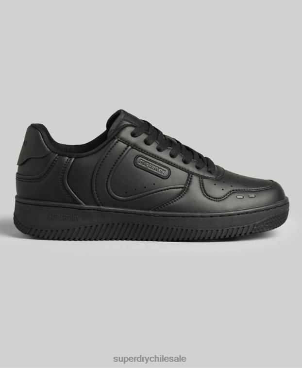 mujer Superdry negro zapatillas deportivas veganas gruesas 2R68Z4425
