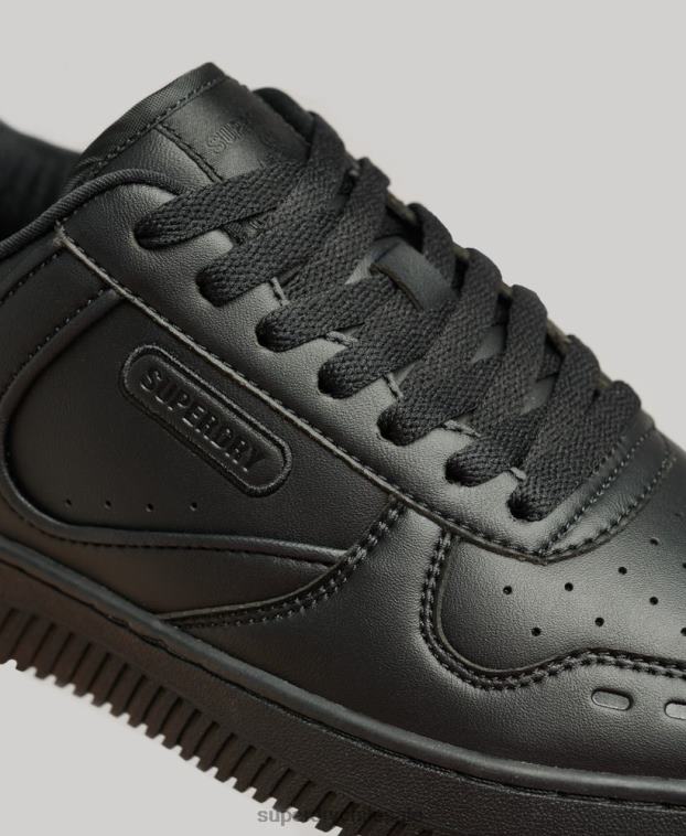 mujer Superdry negro zapatillas deportivas veganas gruesas 2R68Z4425