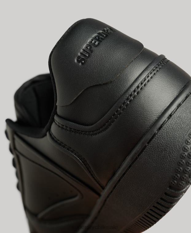 mujer Superdry negro zapatillas deportivas veganas gruesas 2R68Z4425